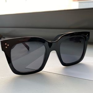 Oversized Black Sunglasses